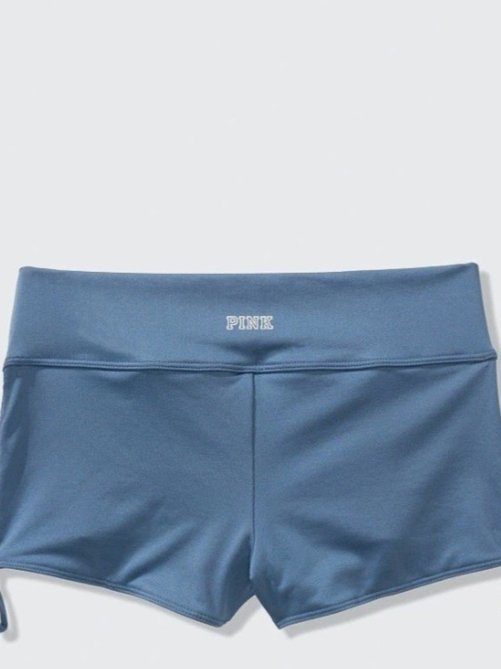 Active USA Women's Blue High-Rise Bike Shorts